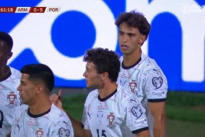 开云入口-世预赛双响，菲利克斯首次在葡萄牙国家队梅开二度